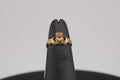 9k Yellow Gold Claddagh Ring.