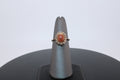 14K Yellow Gold Natural Diamond and GoldStone Fashion Ring
