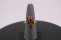 14KT Yellow Gold Garnet Cocktail Ring.