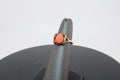 10K Yellow Gold Pink Coral Fashion Ring