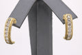 14k Yellow Gold Cubic Zirconia Earrings
