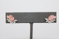 14k Yellow Gold Pink Oval and Marquise Lab Diamonds