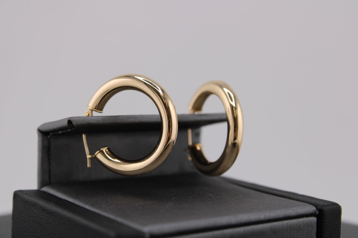 14kt Yellow Gold Hoop Earrings