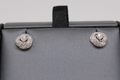 14k White Gold Natural Diamond Earrings