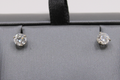 14k White Gold Gold Natural Diamond Stud Earrings