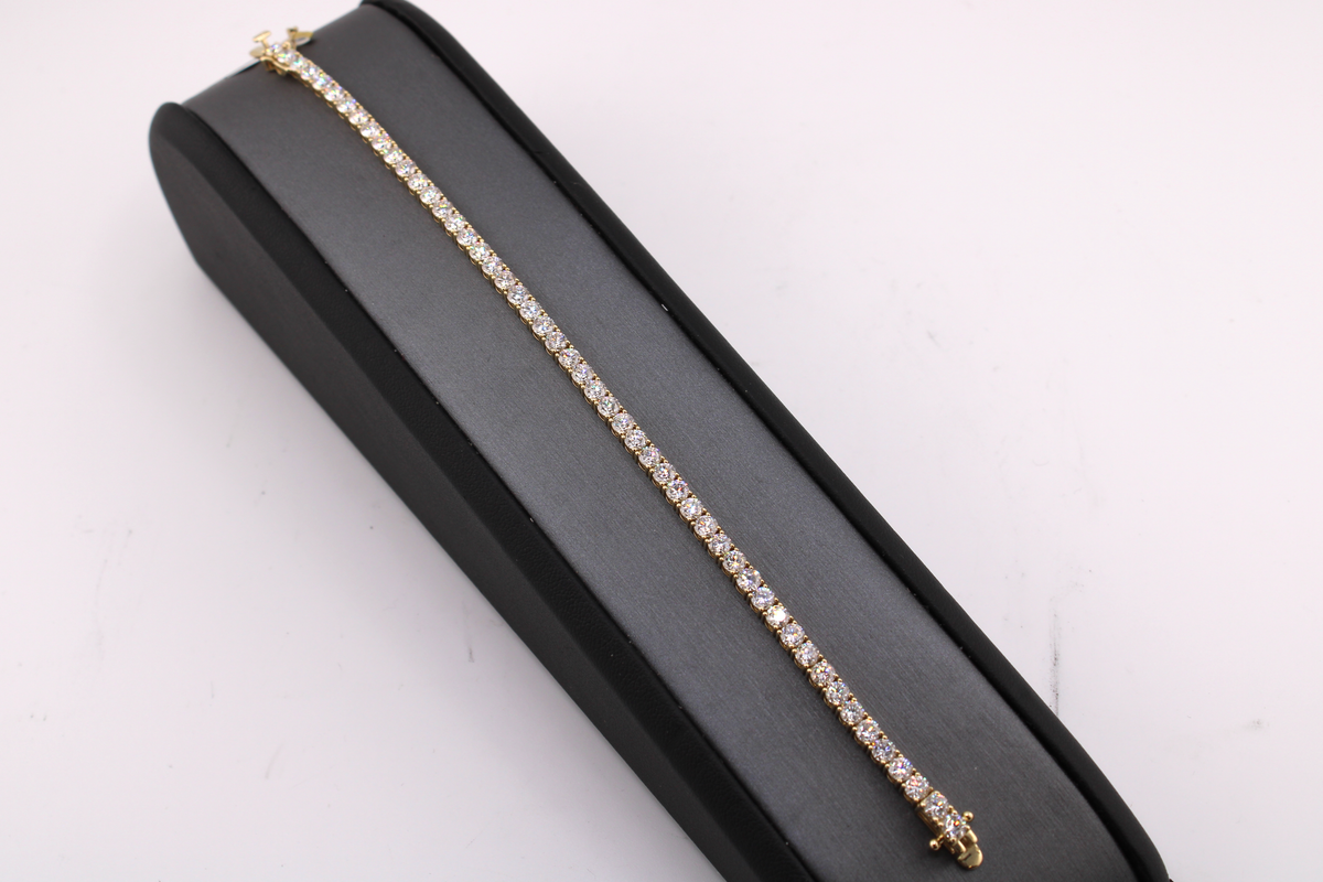 14kt Yellow Gold Lab Diamond Fashion Bracelet