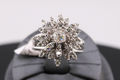 14kt White Gold Ladies Cocktail Ring.