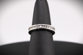 Platinum Channel Set Natural Diamond Ring