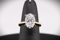 14k Yellow Gold Natural Diamond Engagement Ring