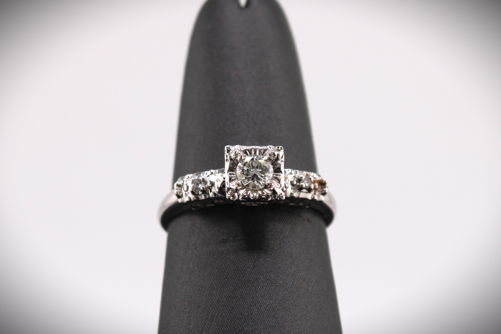 14k Gold Gold Natural Diamond Ring