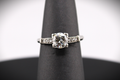 Platinum Natural Diamond Engagment Ring